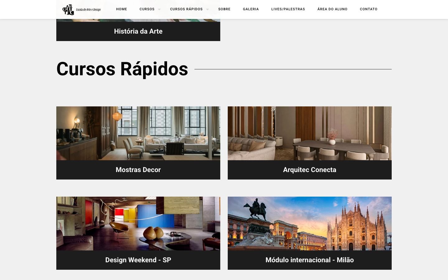 Cursos rápidos