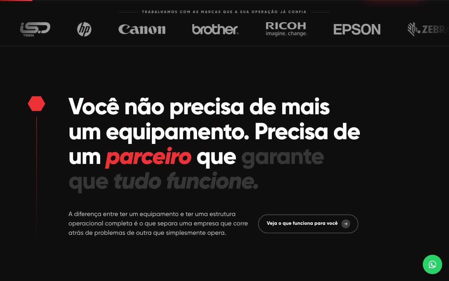 Parceiro, não fornecedor