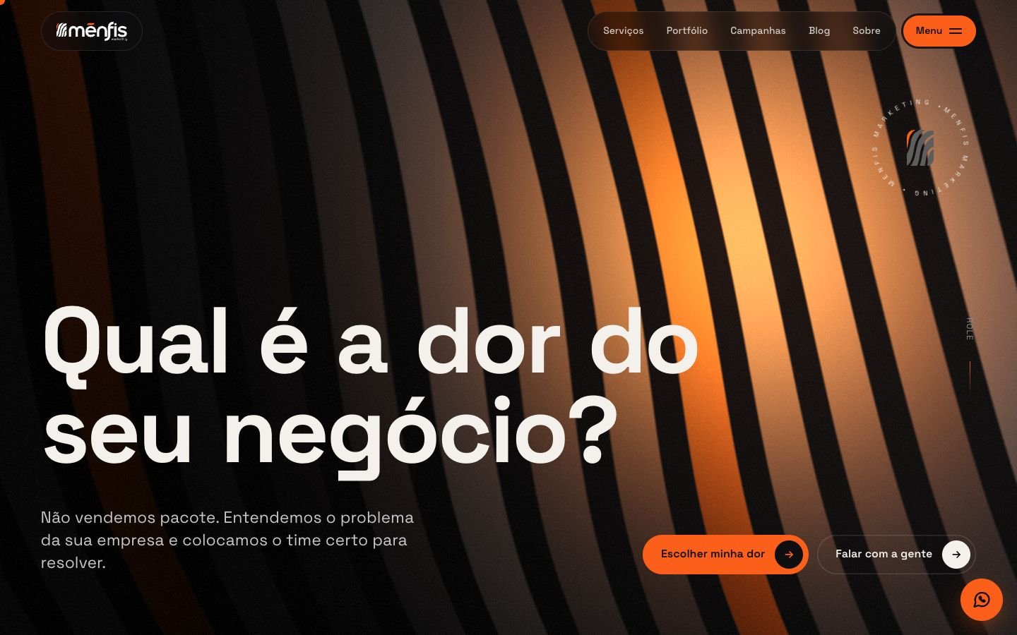 Qual é a dor do seu negócio?