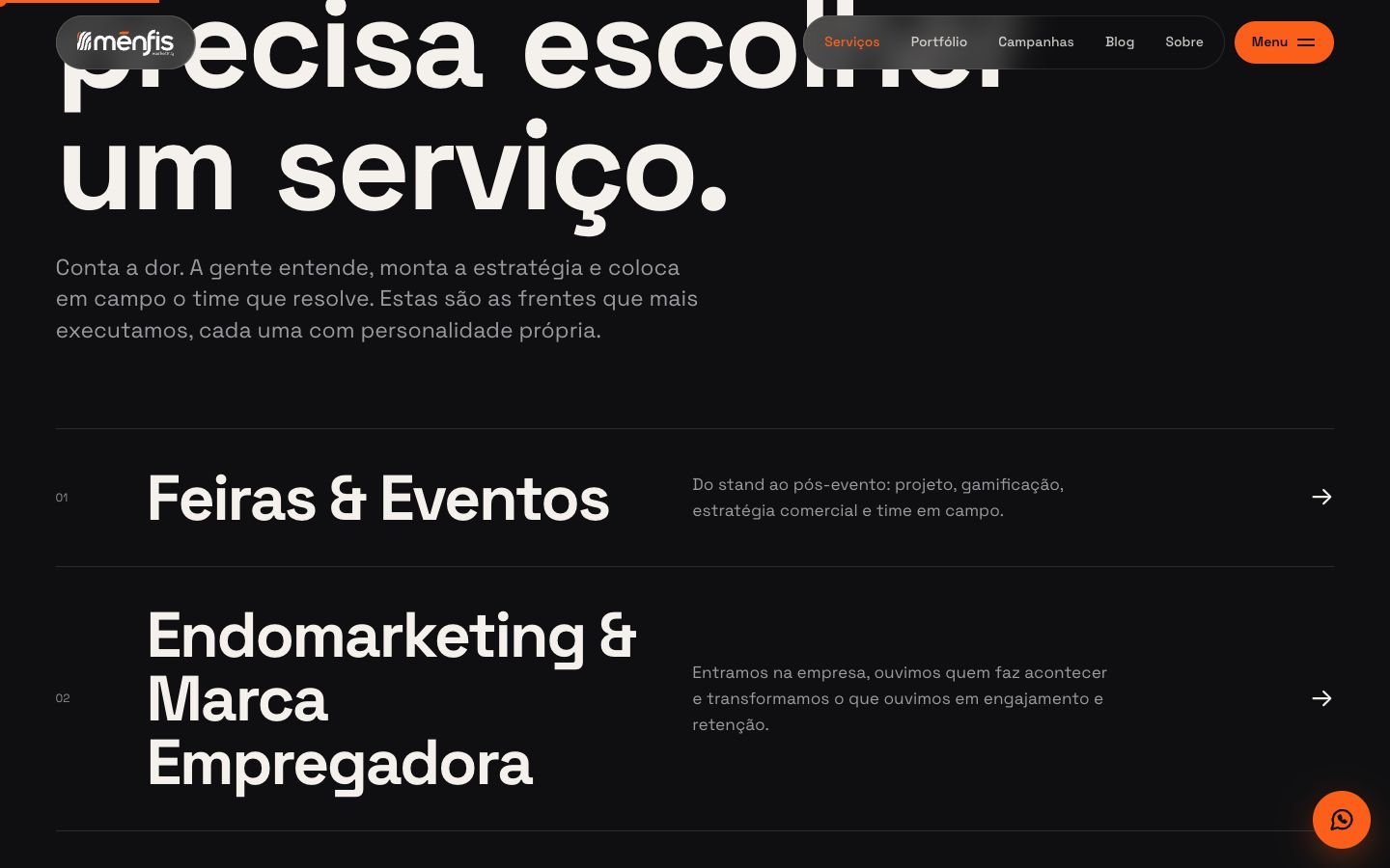 Oito frentes, uma só conversa